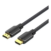 Кабель мультимедійний HDMI M to HDMI M 10.0m 4K30Hz cotton braided black Vention (ALLBL)