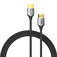 Кабель мультимедійний HDMI M to HDMI M 1.0m V2.0 4K60Hz PVC gray Vention (ALEHF)