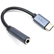 Адаптер Cabletime USB Type-C (M) - AUX 3.5мм (F) (CA913725) (1683878)