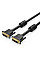 Кабель мультимедійний DVI M to DVI M 1.5m 24+1pin 2K 60Hz Dual Linik Vention (EAABG)