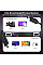 Кабель мультимедійний DisplayPort M to HDMI M 2.0m 4K60Hz Choetech (XDH01-BK)