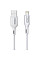 Дата кабель USB 2.0 AM to Lightning 1.0m 2.4A white Choetech (XAL-0003-WH-V2)