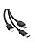 Дата кабель USB 2.0 AM to Lightning + Micro 5P + USB-C 1.0m 2.1A black XO (NB103-3in1-1-BK)