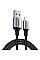 Дата кабель USB 2.0 AM to Lightning 2.0m US199 2.4A Black Ugreen (60158)
