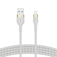 Дата кабель USB 2.0 AM to Lightning 1.0m white Belkin (CAA010BT1MWH)