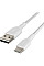 Дата кабель USB 2.0 AM to Type-C 1.0m BRAIDED white Belkin (CAB002BT1MWH)