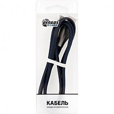 Дата кабель USB 2.0 AM to USB-C 1.0m black Dengos (PLS-TC-PLSK-BLACK)