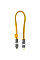 Дата кабель 6in1 inCharge XL 0.3m yellow Rolling Square (XLS03R)