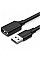Дата кабель USB 2.0 AM/AF 3.0m US103 Black Ugreen (10317)