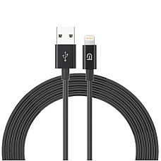 Дата кабель USB 2.0 AM to Lightning 1.0m black Armorstandart (ARM64287)