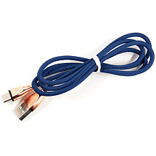 Дата кабель USB 2.0 AM to USB-C 1.0m blue Dengos (NTK-TC-SET-DBLUE)