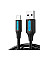 Дата кабель USB 2.0 AM to USB-C 0.5m 5.0A (25W) PVC black VENTION (CORBD)