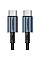 Дата кабель USB-C to USB-C 1.2m 60W braided black Choetech (XCC-1014)