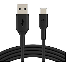 Дата кабель USB 2.0 AM to Type-C 1.0m PVC black Belkin (CAB001BT1MBK) (1763573)