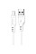 Дата кабель USB 2.0 AM to Lightning 1.2m 2.4A TPE C3-02 White Acefast (6974316280835)