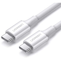 Дата кабель USB-C to USB-C 2.0m US300 20V/5A 100W White Ugreen (60552)