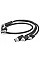 Дата кабель USB 2.0 AM to Lightning + Micro 5P + USB-C 1.0m black Cablexpert (CC-USB2-AM31-1M)