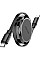 Дата кабель USB-C to USB-C 0.8m 60W dual retraction C13-03 Black Acefast (6974316280132)