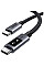 Дата кабель USB-C to USB-C 2.0m PD 100W L509 black Ugreen (35512)