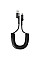 Дата кабель USB 2.0 AM to Lightning 1.0m Spiral 2.4A black Armorstandart (ARM75391)