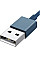 Дата кабель USB 2.0 AM to Lightning + Micro 5P + Type-C 1.5m 3.5A blue Baseus (CAMLTYS-03)