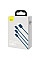 Дата кабель USB 2.0 AM to Lightning + Micro 5P + Type-C 1.5m 3.5A blue Baseus (CAMLTYS-03)