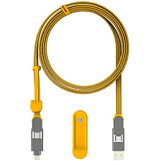 Дата кабель 6in1 inCharge XL 3.0m yellow Rolling Square (XLL03R)