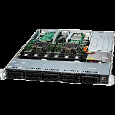 Supermicro assembled server based on SYS-121C-TN10R, 2x Xeon 4514Y, 4x 32GB DDR5 4800 RDIMM, 960GB NVMe M.2 SSD, AOC-ATG-I2T2SM-O, CBL-KIT-121C-TN10R-10