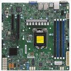 Материнська плата Supermicro mainboard server X11SCH-F Single Socket H4 (LGA 1151)  8 SATA3 (6Gbps); RAID 0  1  5  10; 2x 1GbE LAN with Intel I210-AT; 1 PCI-E 3.0 x8 (in x16) and 1 PCI-E 3.0 x8 slots  4 DIMM slots  bulk (1570179)