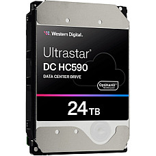Жорсткий диск для сервера WD HDD Server HC590 24TB (3.5, 24TB, 512MB, 7200RPM, SATA 6Gb/s, 512E SE N