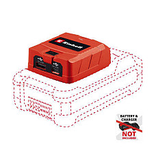 Адаптер Einhell USB акумуляторний TC-CP 18 Li USB A/C - Solo, PXC, 18В, Type-A/Type-C, 2A (4514148)