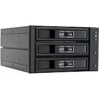 Бекплейн Chieftec 2x5.25"/3x3.5" Hot-Swap Aluminium (CBP-2131SAS)