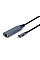 Адаптер Cablexpert USB Type-C - RJ-45 (M/F), 0.15 м, Black (A-USB3C-LAN-01)