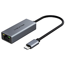 Адаптер USB-C to RJ45 Ethernet 100Mbps 0.15m Cabletime (CA915804)