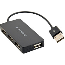USB-хаб Gembird 4 ports Black (UHB-U2P4-04)