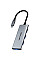 Концентратор Vention USB-C 6-in-1 3xUSB 3.0 + HDMI 4K30Hz + SD/TF 0.15m (TOOHB)