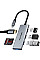 Концентратор Vention USB-C 6-in-1 3xUSB 3.0 + HDMI 4K30Hz + SD/TF 0.15m (TOOHB)