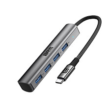 Концентратор Armorstandart USB-C to 4USB Grey (ARM69364)