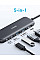 Концентратор Anker USB-C 5-in-1 2xUSB-A + USB-C 5Gbps + HDMI 4K + USB-C PD in 100W black (A8355H11)