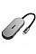 Концентратор Armorstandart USB-C to HDMI 4K, PD, 3USB, SD, microSD Grey (ARM69366)