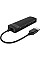 Концентратор Choetech USB 3.1 to 3хUSB 3.0+RJ45(1GB) Ethernet 4in1 (HUB-U02-BK)