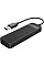 Концентратор Choetech USB 3.1 to 3хUSB 3.0+RJ45(1GB) Ethernet 4in1 (HUB-U02-BK)