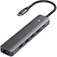 USB-хаб Blueendless USB Type-C 6-в-1 (CA913909)