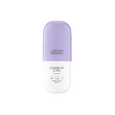 Спрей для очищення 2E PILL 140ml Liquid for office equipment +Microfibre 20 cm, white-lilac (2E-SK14