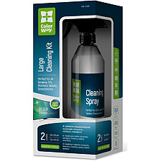 Спрей для очищення ColorWay Cleaning Kit, Large, OLED/LED/LCD/TFT, 550ml, microfibre*2 (CW-5500)