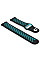 Ремінець BeCover Nike Style для Amazfit Stratos 1/2/2S/3/GTR 2/GTR 47mm/GTR Lite 47mm/Nexo/Pace Black-Blue (705809)