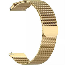 Ремінець BeCover Milanese Style для Amazfit Stratos (22mm)/Stratos 2/2S/3/Amazfit GTR 2/Amazfit GTR 47mm/Amazfit GTR Lite 47mm/Amazfit Nexo/Amazfit Pace/Amazfit GTR 3 Pro Gold (707730)