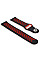 Ремінець BeCover Nike Style для Amazfit Stratos 1/2/2S/3/GTR 2/GTR 47mm/GTR Lite 47mm/Nexo/Pace Black-Red (705812)