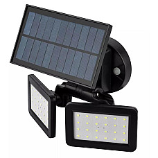 Світильник фасадний Neo Tools LED 5Вт 450Лм 6000К 3000мА•год автономний датчик руху сутінків чорний (99-092) (1779511)