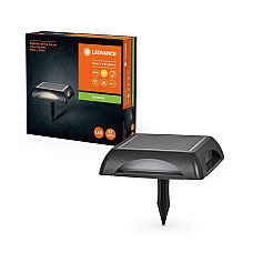Світильник автономний LEDVANCE ENDURA STYLE SQUARE SOLAR UTILI 1.2Вт 3000K 60Лм чорний (4058075834729)